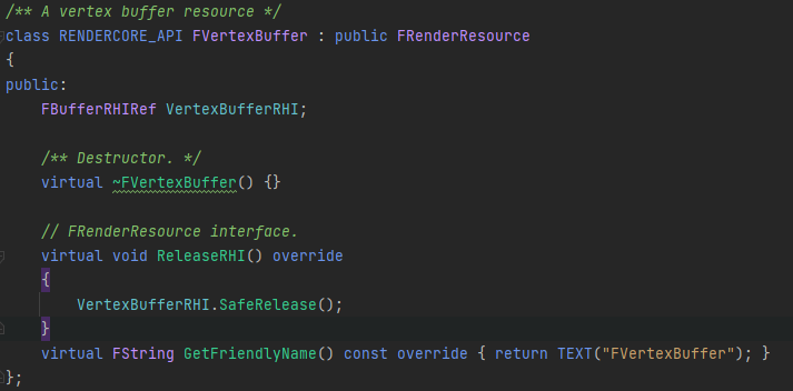 FVertexBuffer-Code